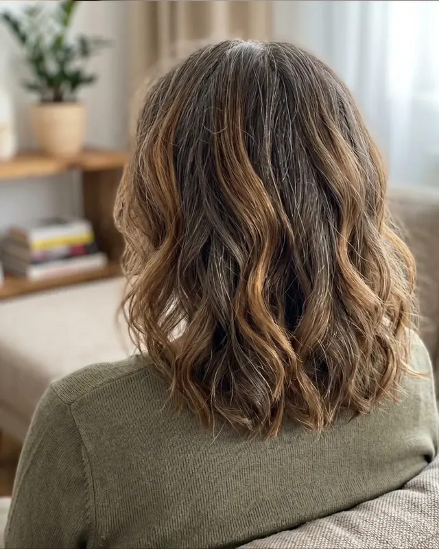 Balayage la domiciliu în București — rezultat cu tranziție naturală de culoare