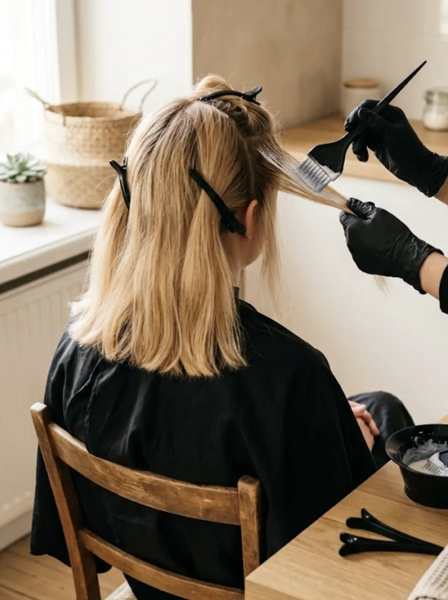 Decolorat domnișoară Andronache — the Hair Guy, hair stylist la domiciliu