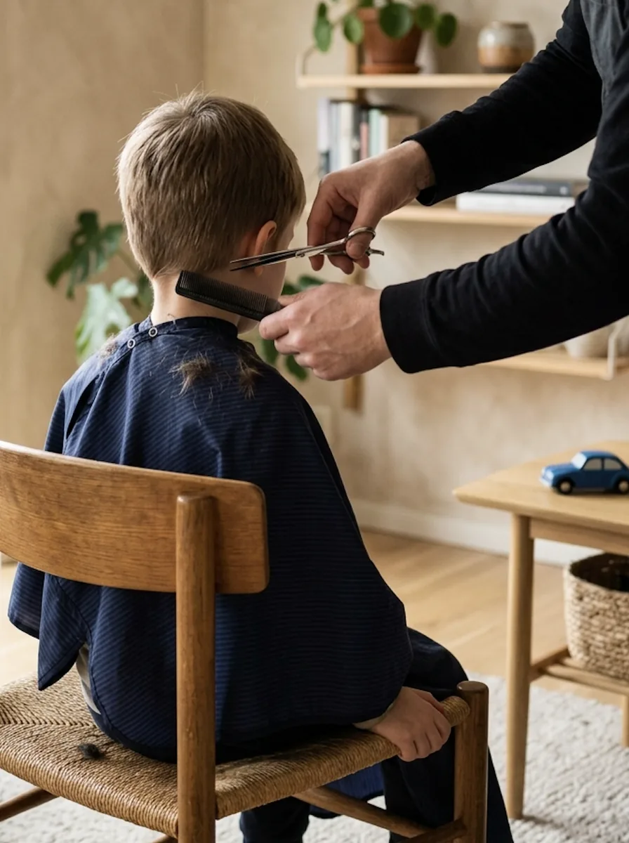 Tuns copii la domiciliu în Sectorul 2 — hairstylist la domiciliu